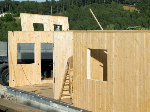 montaje casa de madera prefabricada Vilas Anderson