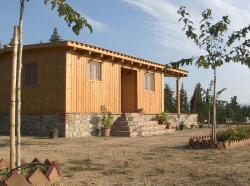 pequeña casa de madera prefabricada Vilas Anderson